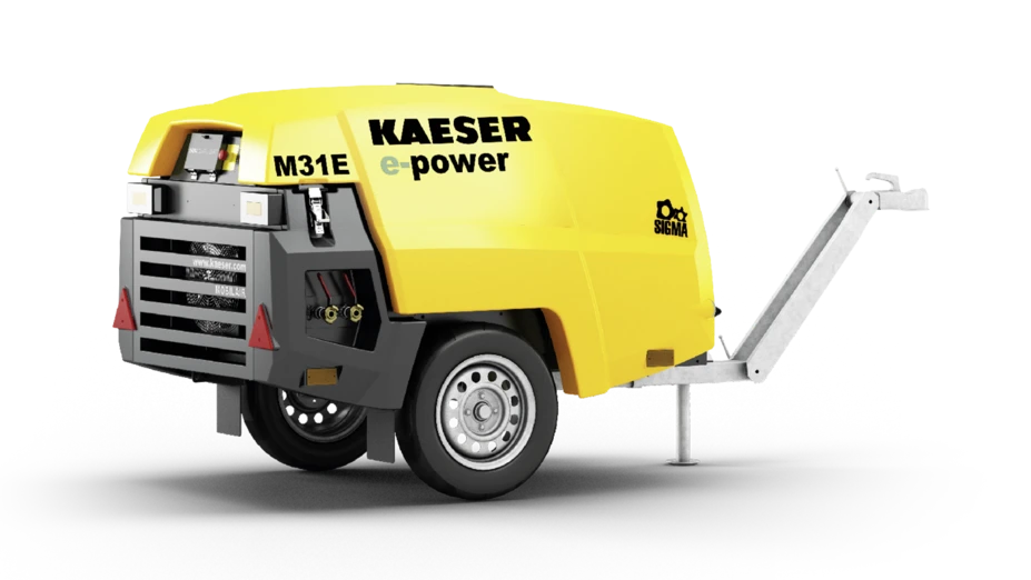 KAESER M31E mobiele compressors