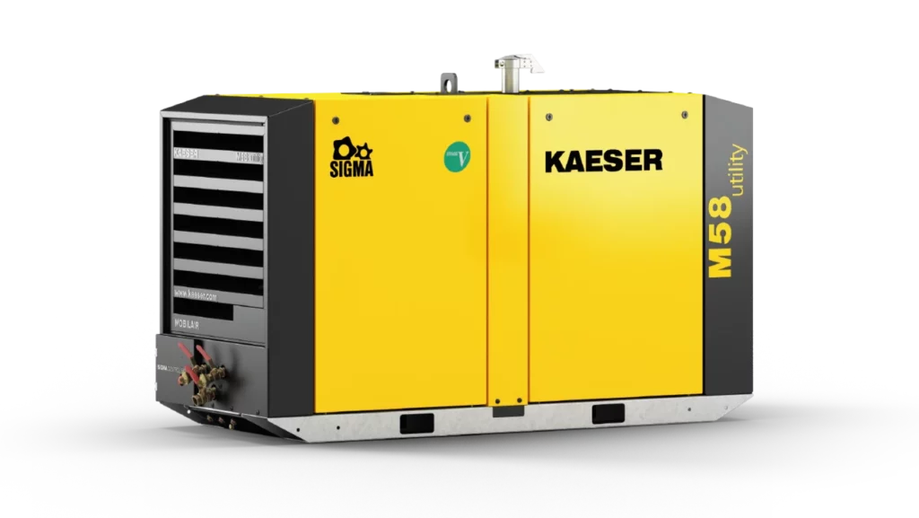 Mobiele kaeser compressor