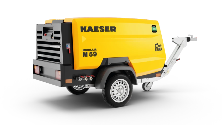 Mobiele compressor Kaeser compressoren