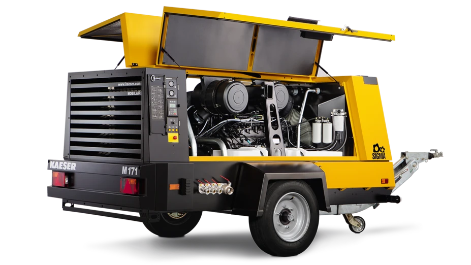in- en verkoop KAESER mobiele compressoren