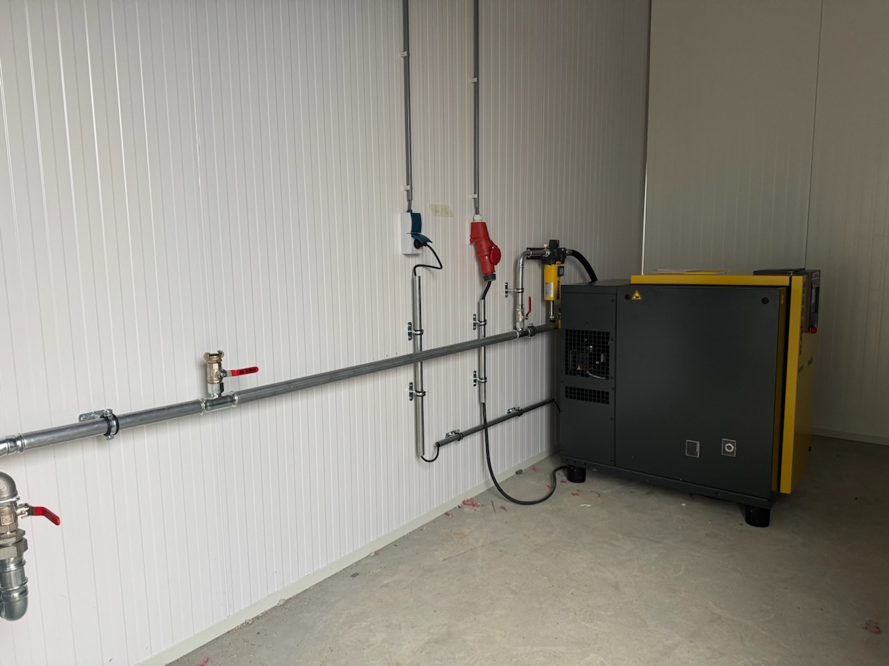 persluchtleidingen nieuwbouw aanleggen