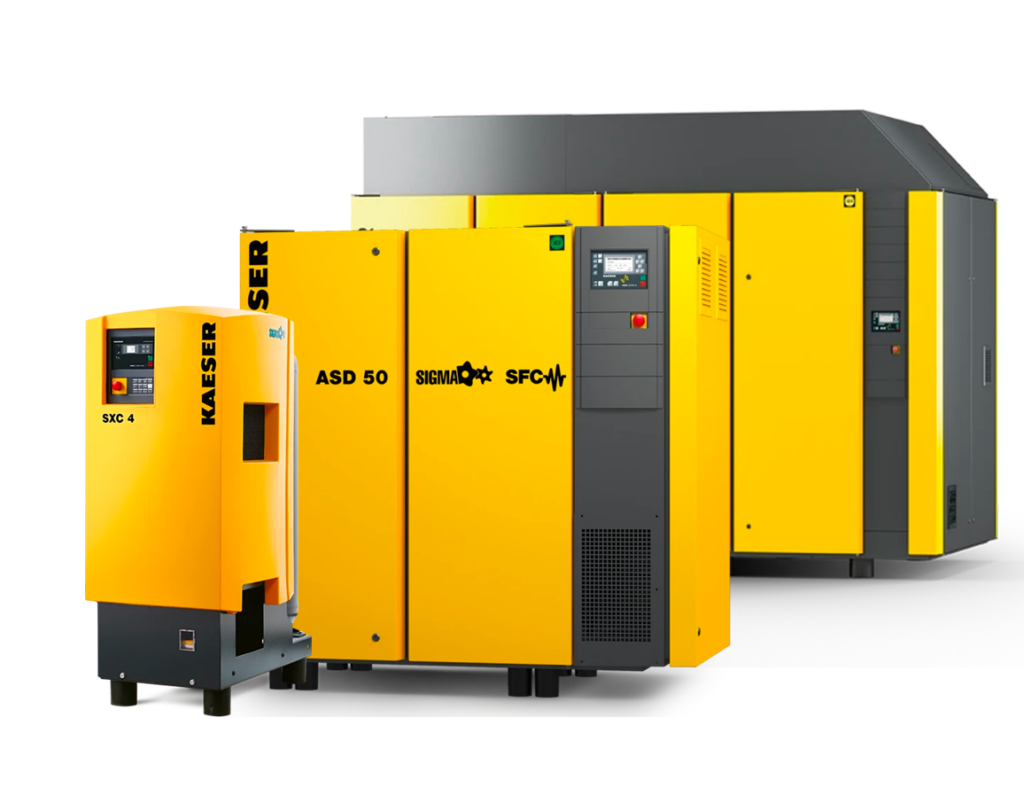 Schroef compressors